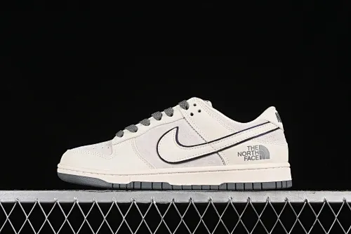 All Categories Nk SB Dunk Series Nk SB Dunk Low High-end Customized Low-top Sneakers Nk SB Dunk Low North Face Collaboration-Cement Gray Pig 8th Anniversary High-end Customized Low-top Casual Sneakers XX2025-326
